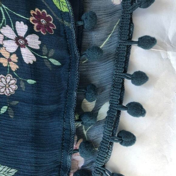 Johnny Was Jade Silk Wynonna Floral Top xs - Picture 6 of 8